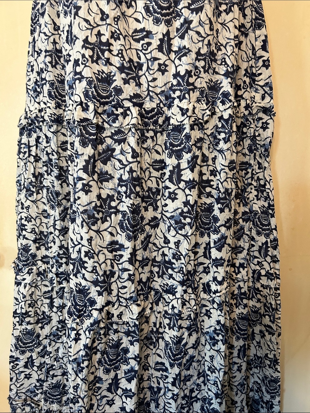 House of Harlow 1960 Navy and Cream Halter Floral Maxi Dress size XS - Picture 5 of 12